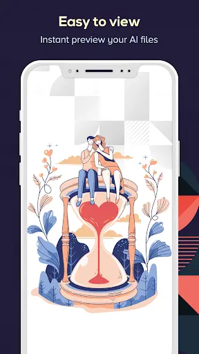 Illustrator File Viewer, List , Art AI App - AI Companion
