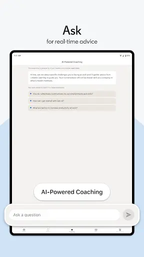 LinkedIn Learning, Learning AI App - AI Companion