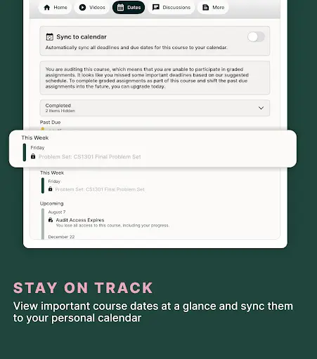 edX online learning, Learning AI App - AI Companion